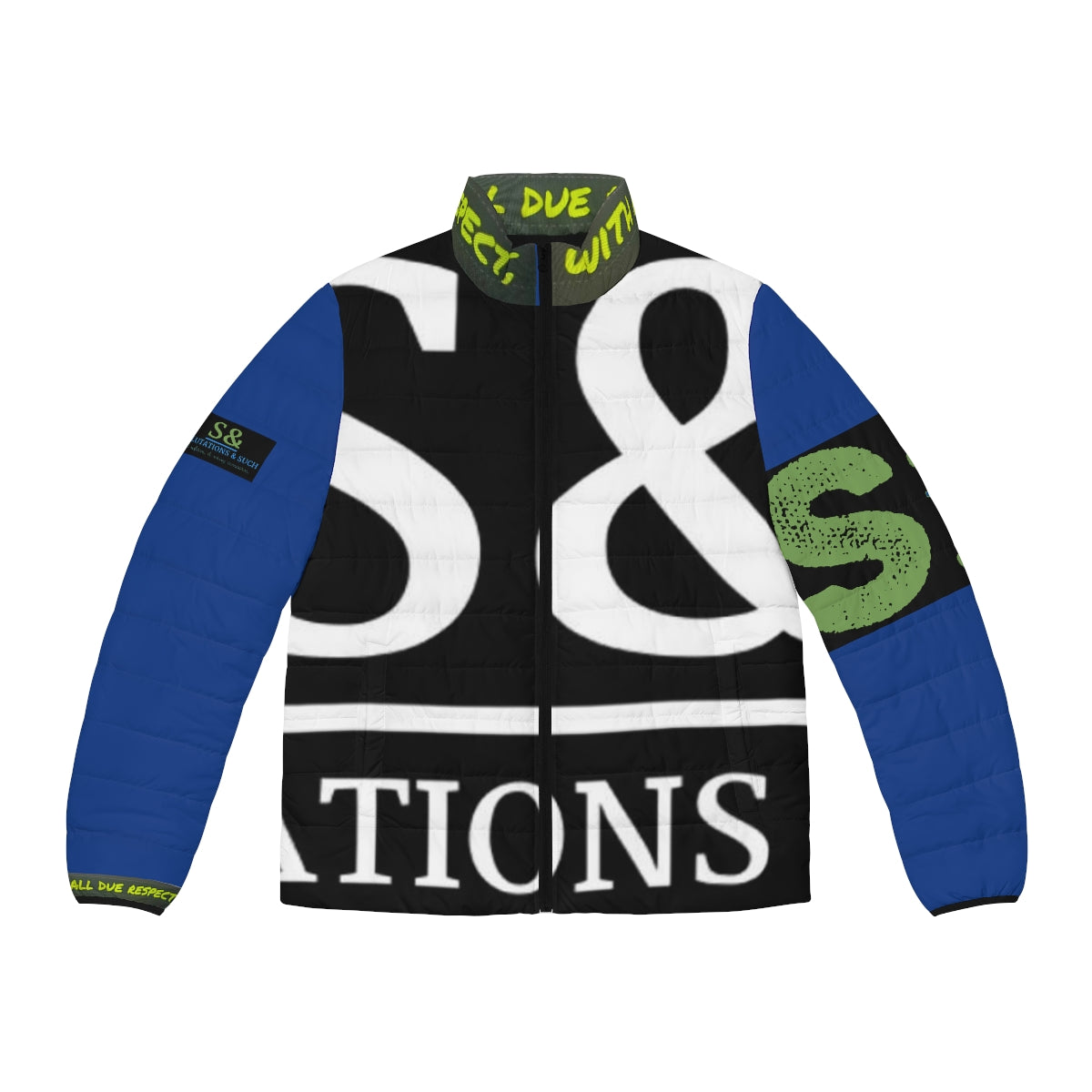 Salutations & Such "Cookies n Creme at Midnight"Puffer Jacket WADR