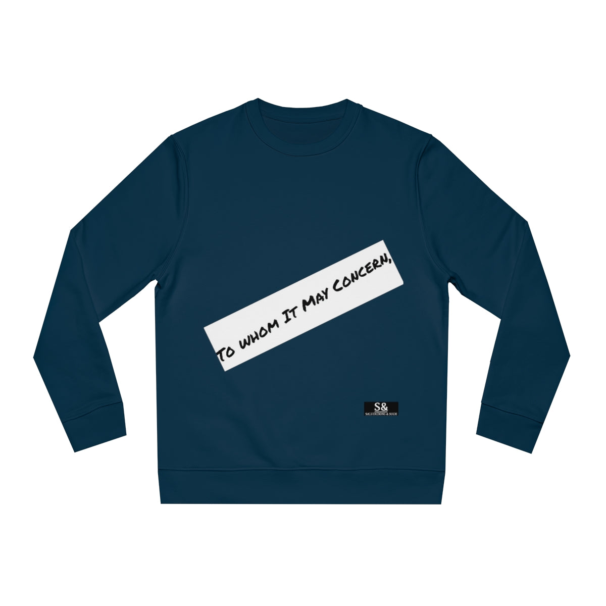 Signiature Salutations & Such Varsity Changer Sweatshirt