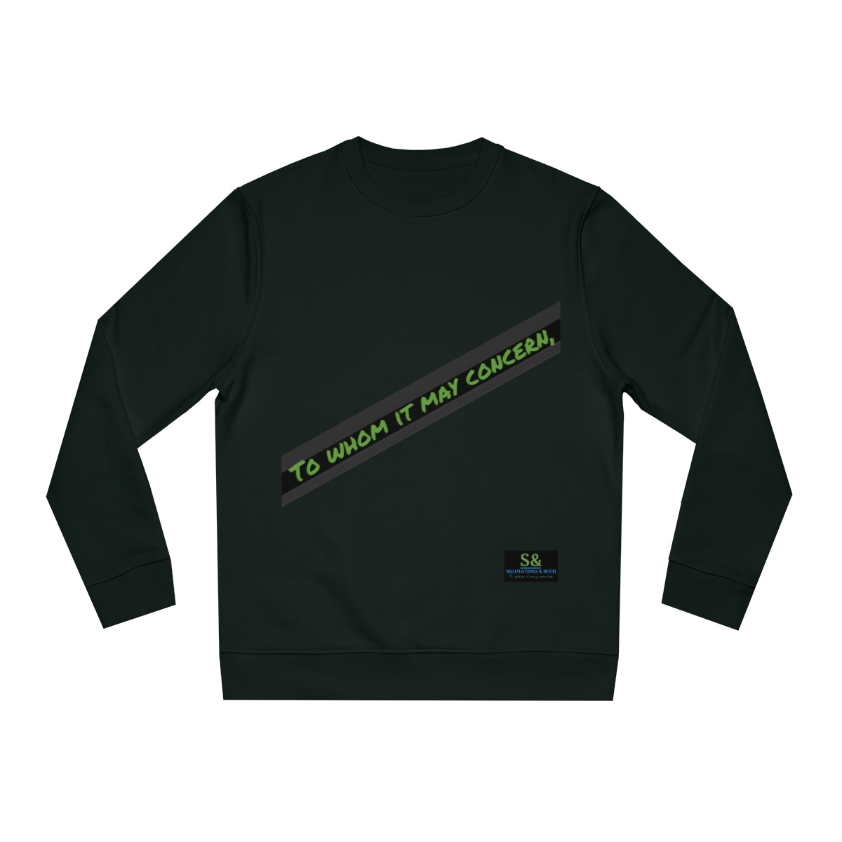 Salutations & Such Varsity Changer Sweatshirt-Midnight Maurader Colorway