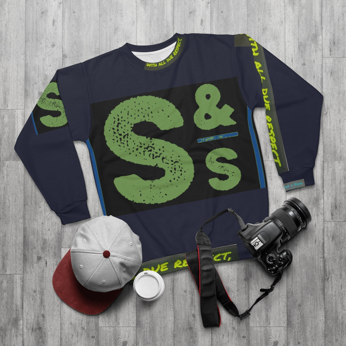Salutations & Such Sweatshirt, Be Seen/Seahawk Blue (W.A.D.R.)