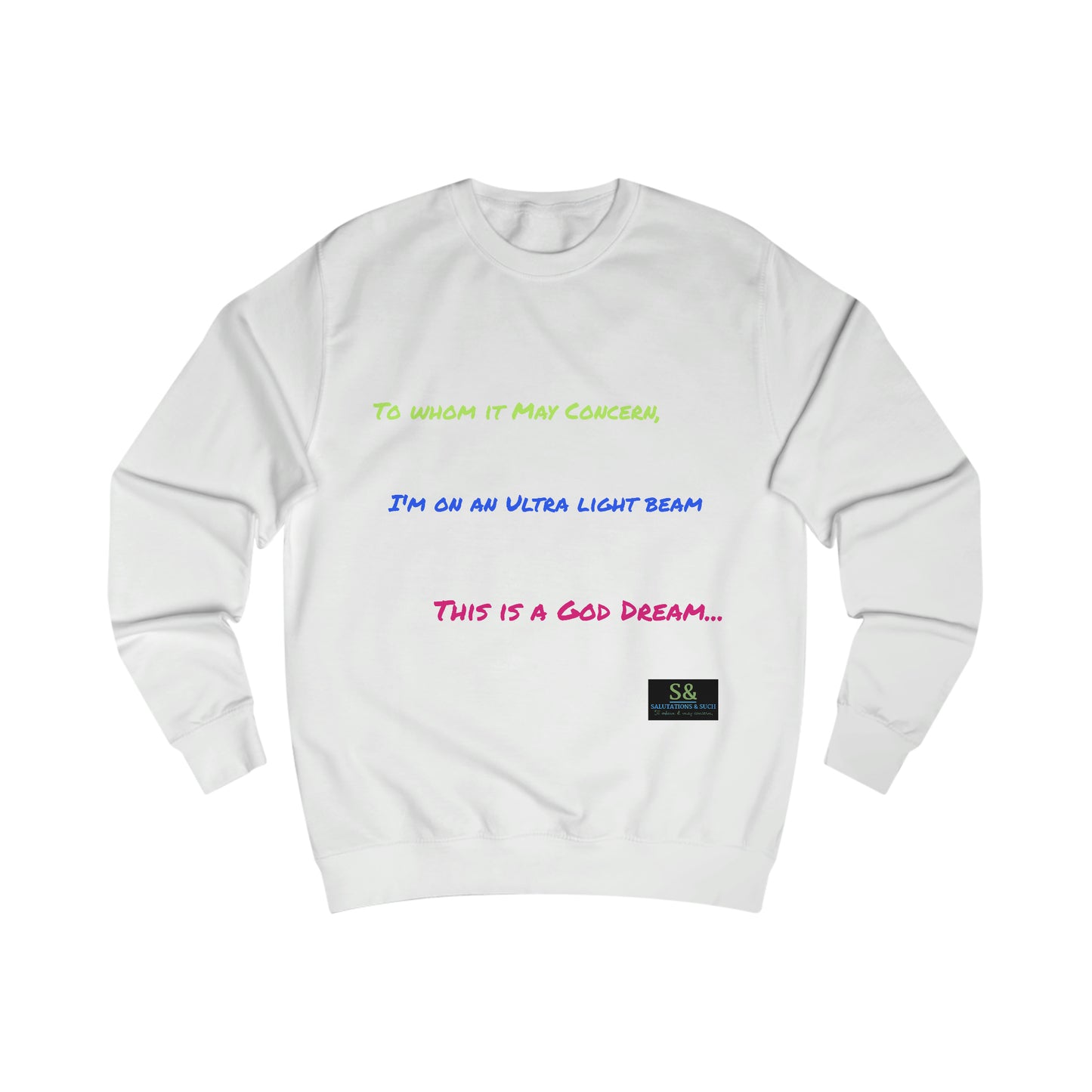 Salutations & Such Ultralight Beam Crewneck Sweatshirt