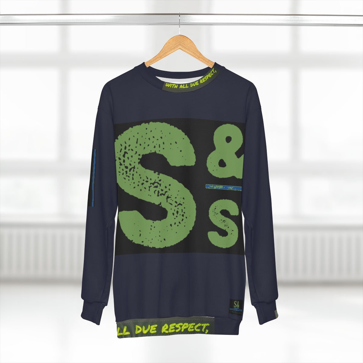 Salutations & Such Sweatshirt, Be Seen/Seahawk Blue (W.A.D.R.)