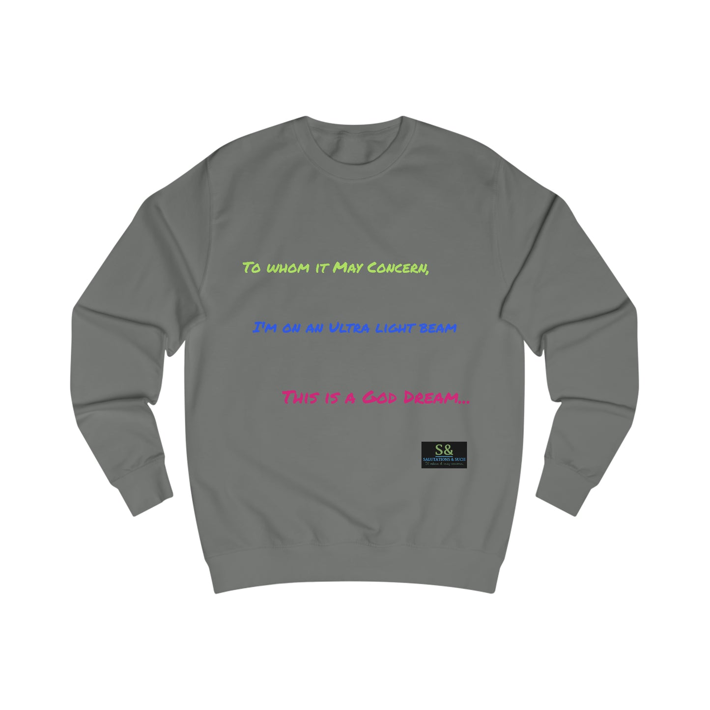 Salutations & Such Ultralight Beam Crewneck Sweatshirt