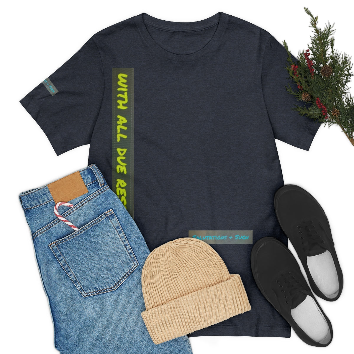 Salutations & Such With All Due Respect Jersey Sleeves