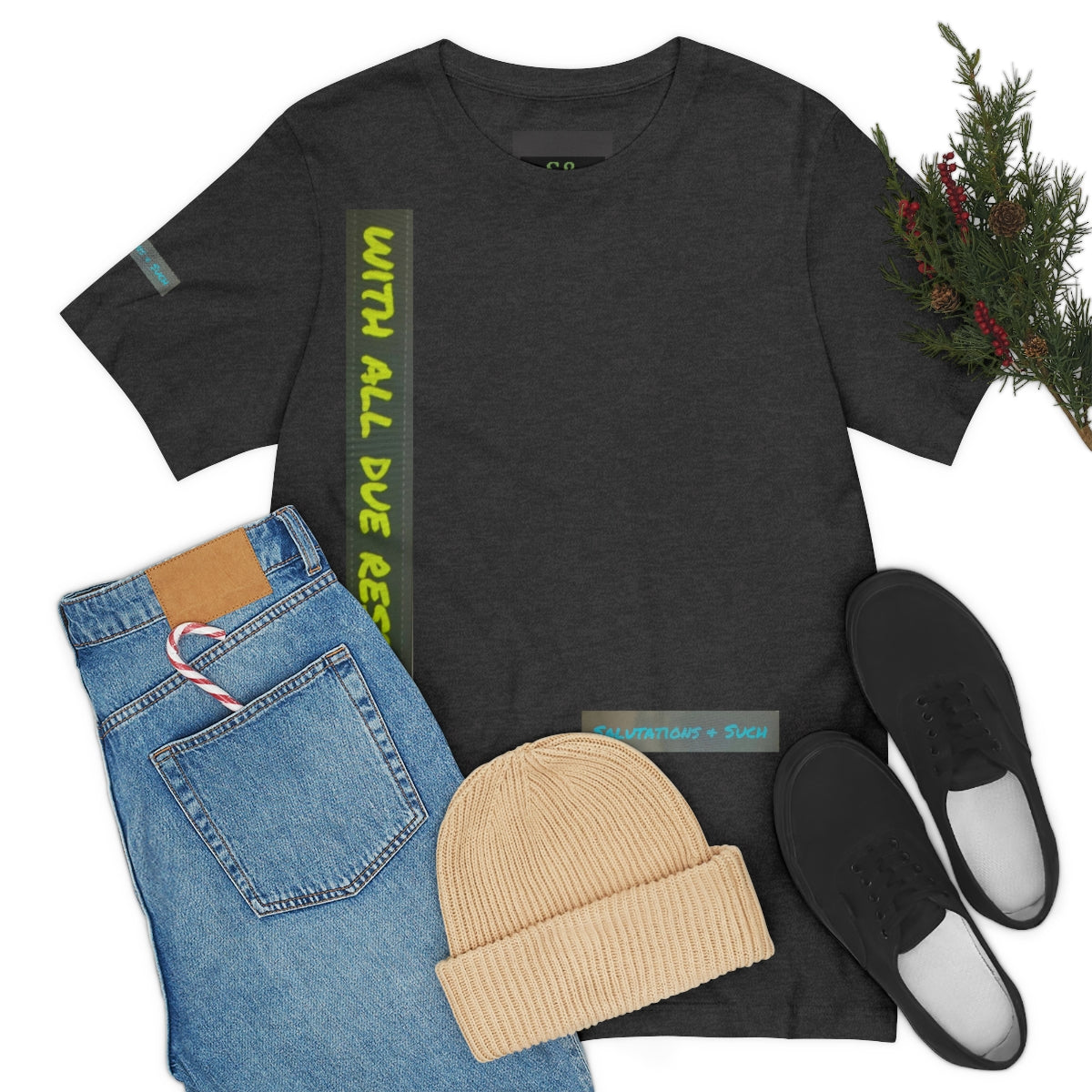 Salutations & Such With All Due Respect Jersey Sleeves