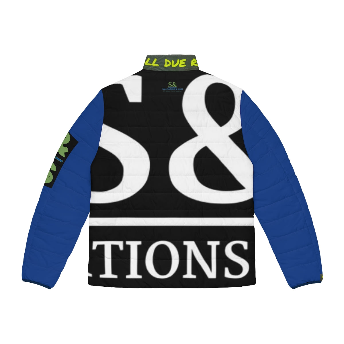 Salutations & Such "Cookies n Creme at Midnight"Puffer Jacket WADR