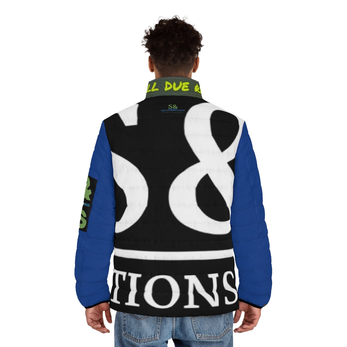 Salutations & Such "Cookies n Creme at Midnight"Puffer Jacket WADR