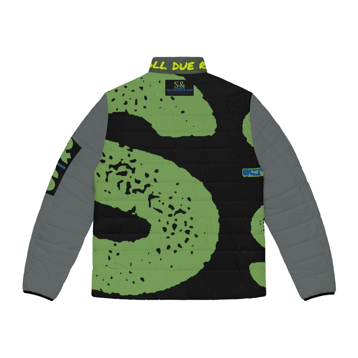 Salutations & Such Smoky Midnight Maurader Collection Puffer Jacket