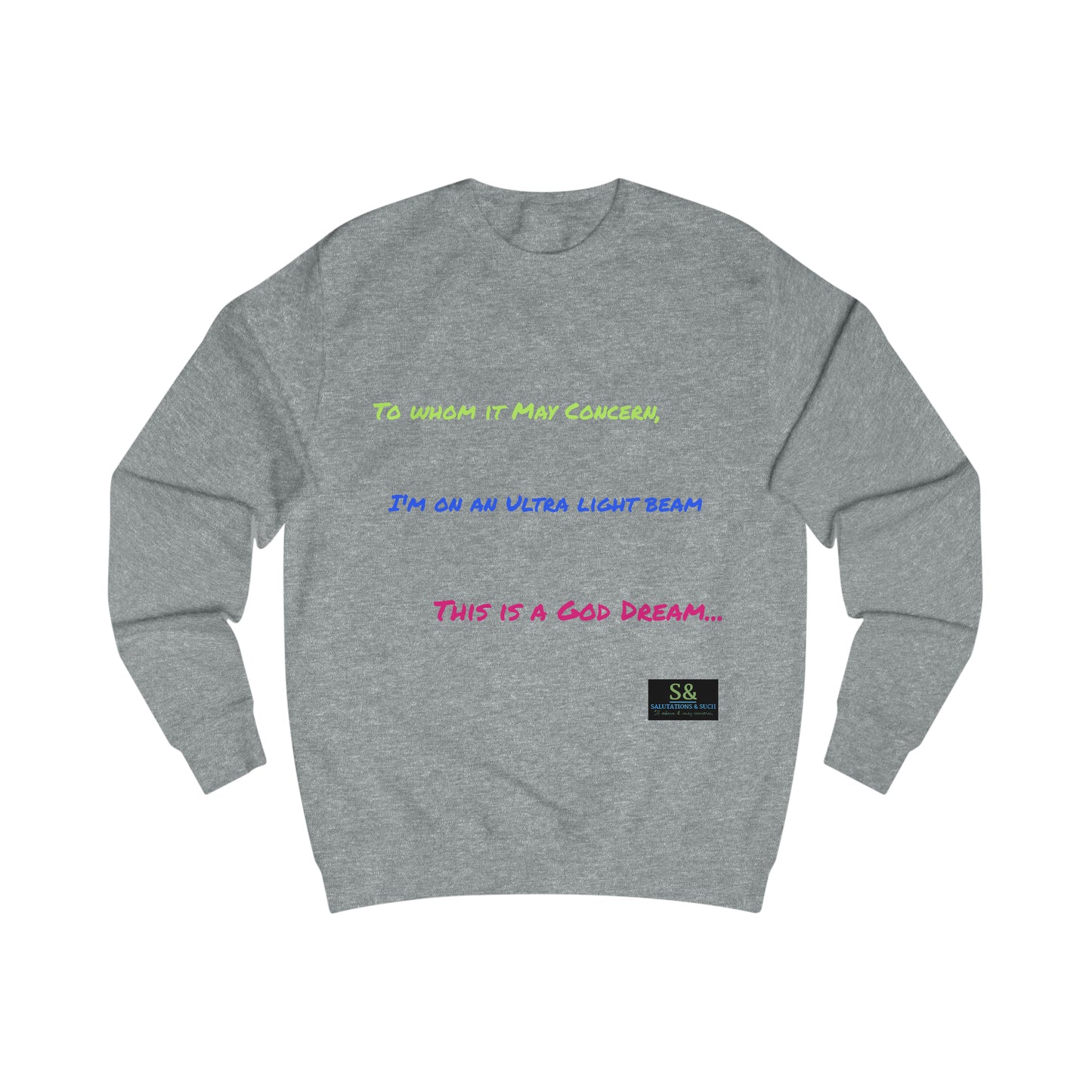 Salutations & Such Ultralight Beam Crewneck Sweatshirt