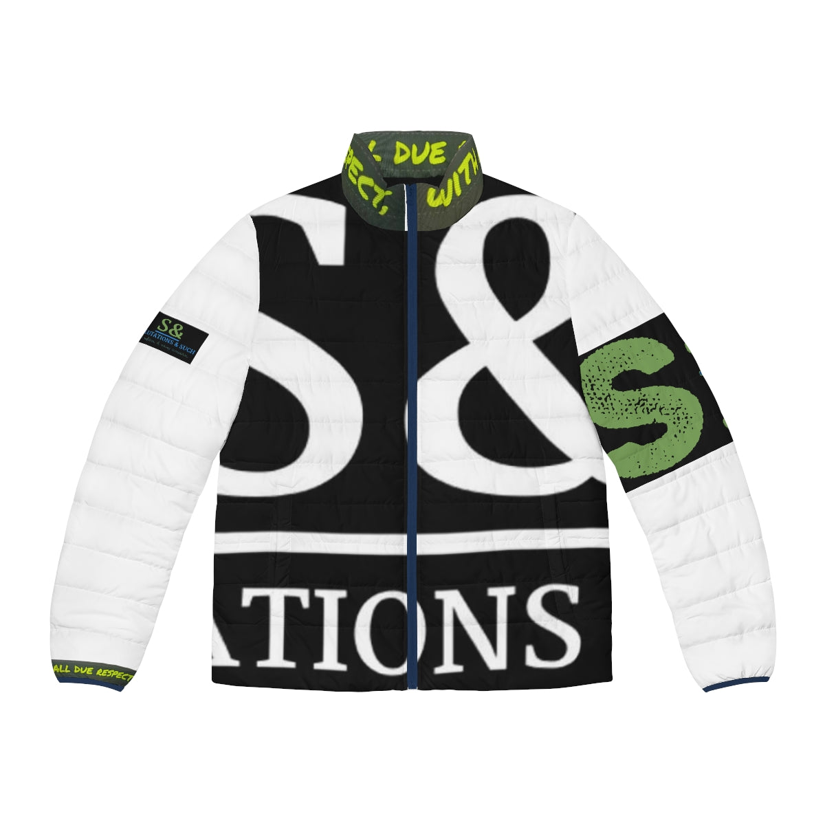 Salutations & Such "Cookies n Creme" Puffer Jacket WADR