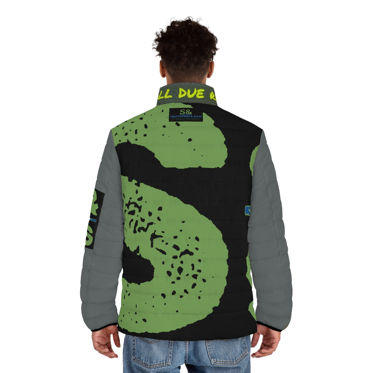 Salutations & Such Smoky Midnight Maurader Collection Puffer Jacket
