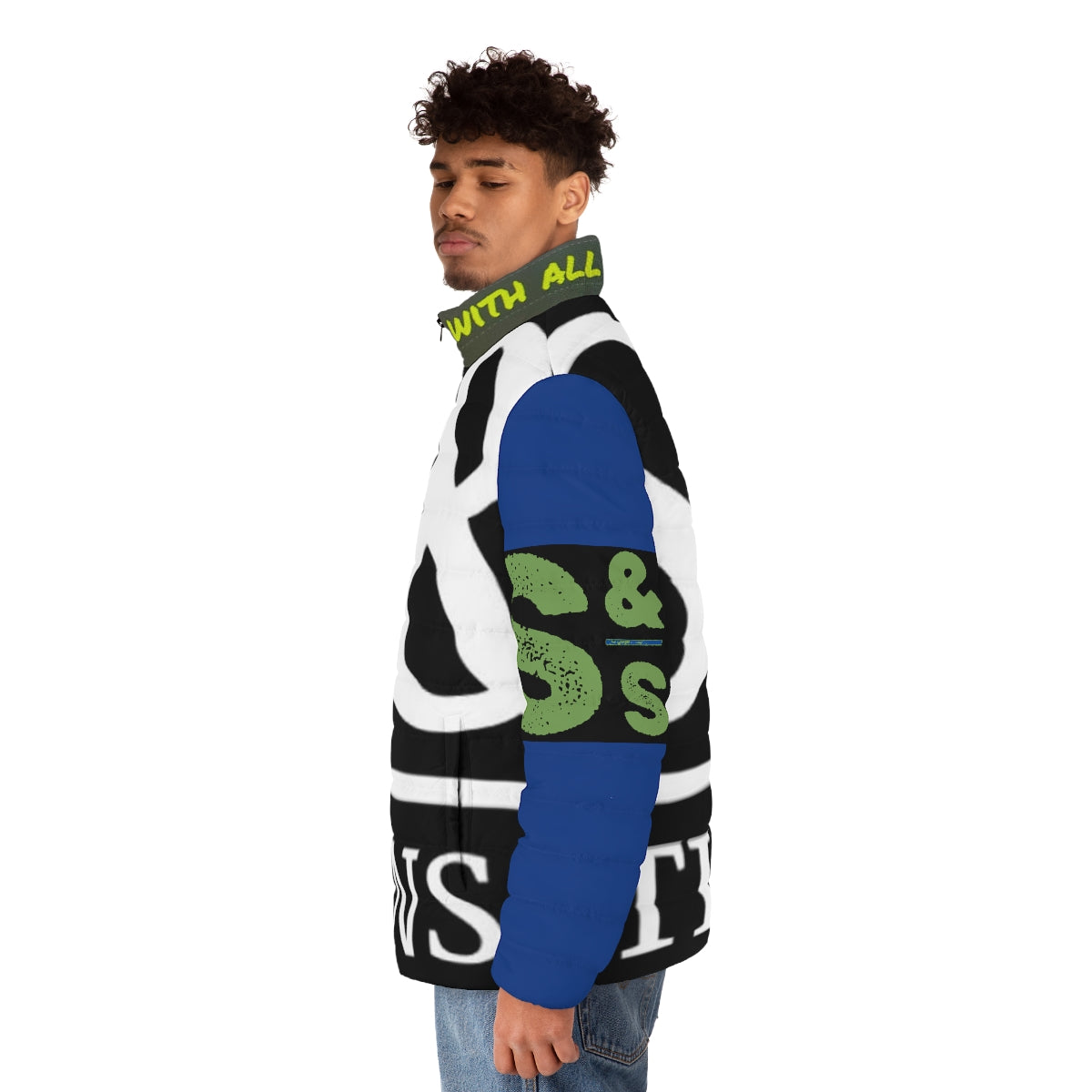 Salutations & Such "Cookies n Creme at Midnight"Puffer Jacket WADR