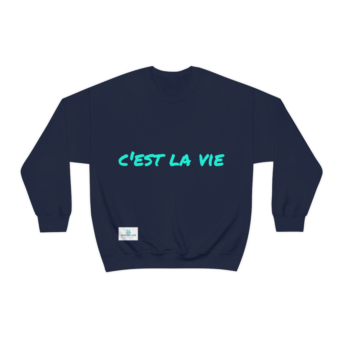 Salutations & Such Crewneck Sweatshirt-C'est La Vie