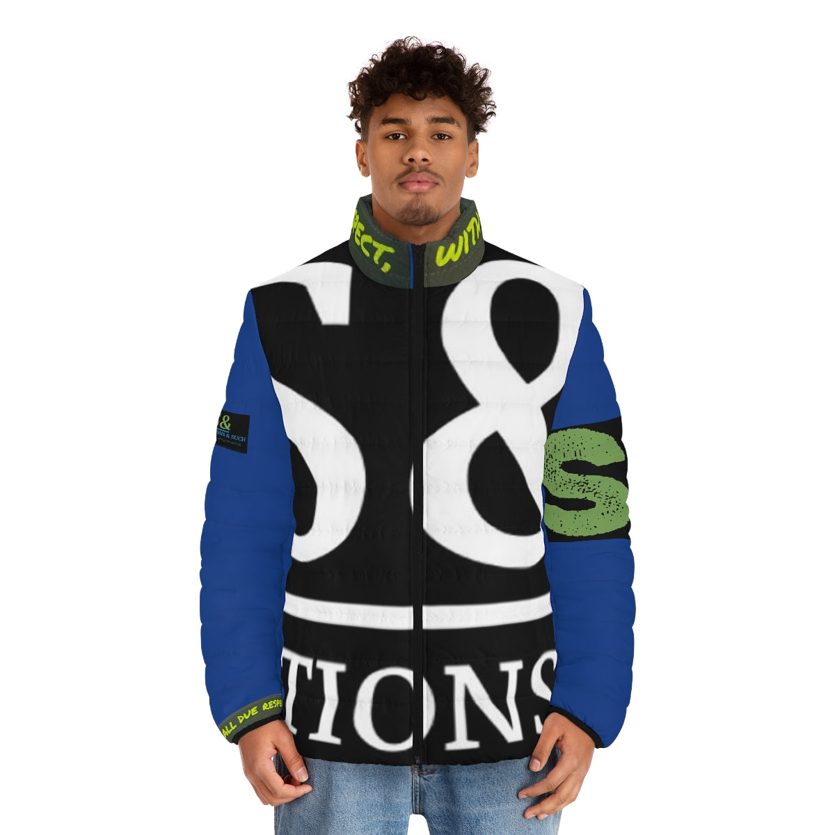 Salutations & Such "Cookies n Creme at Midnight"Puffer Jacket WADR