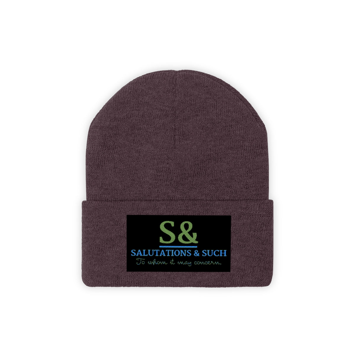 Salutations & Such Knit Beanie