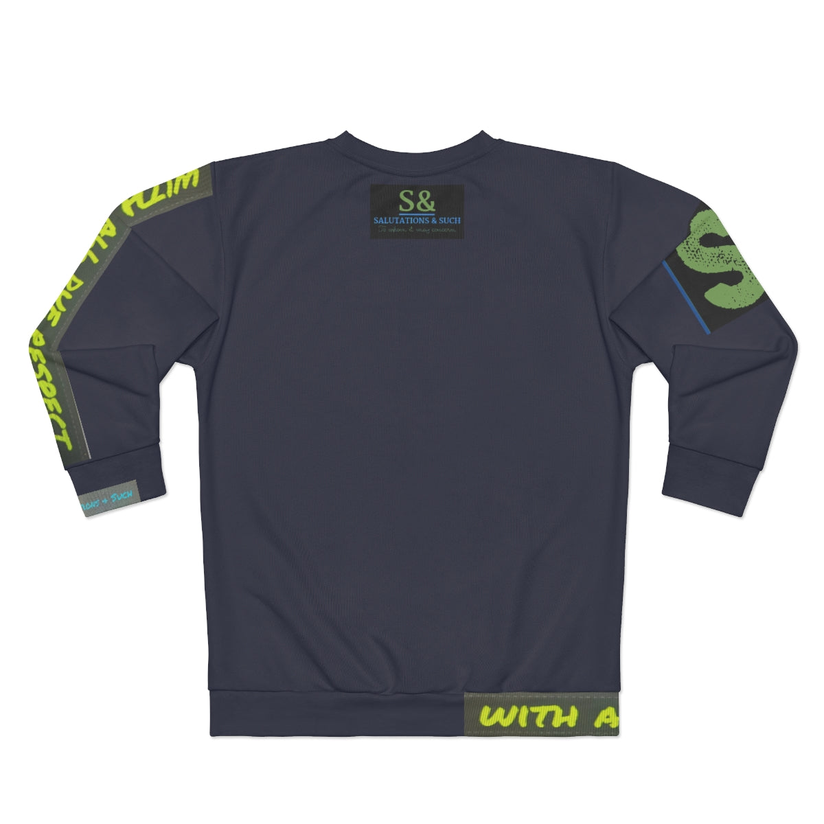 Salutations & Such Sweatshirt, Be Seen/Seahawk Blue (W.A.D.R.)