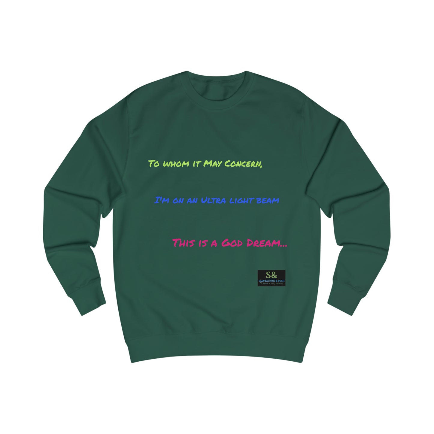Salutations & Such Ultralight Beam Crewneck Sweatshirt