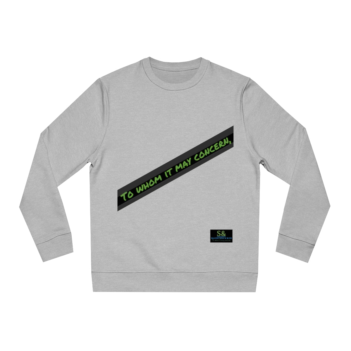 Salutations & Such Varsity Changer Sweatshirt-Midnight Maurader Colorway