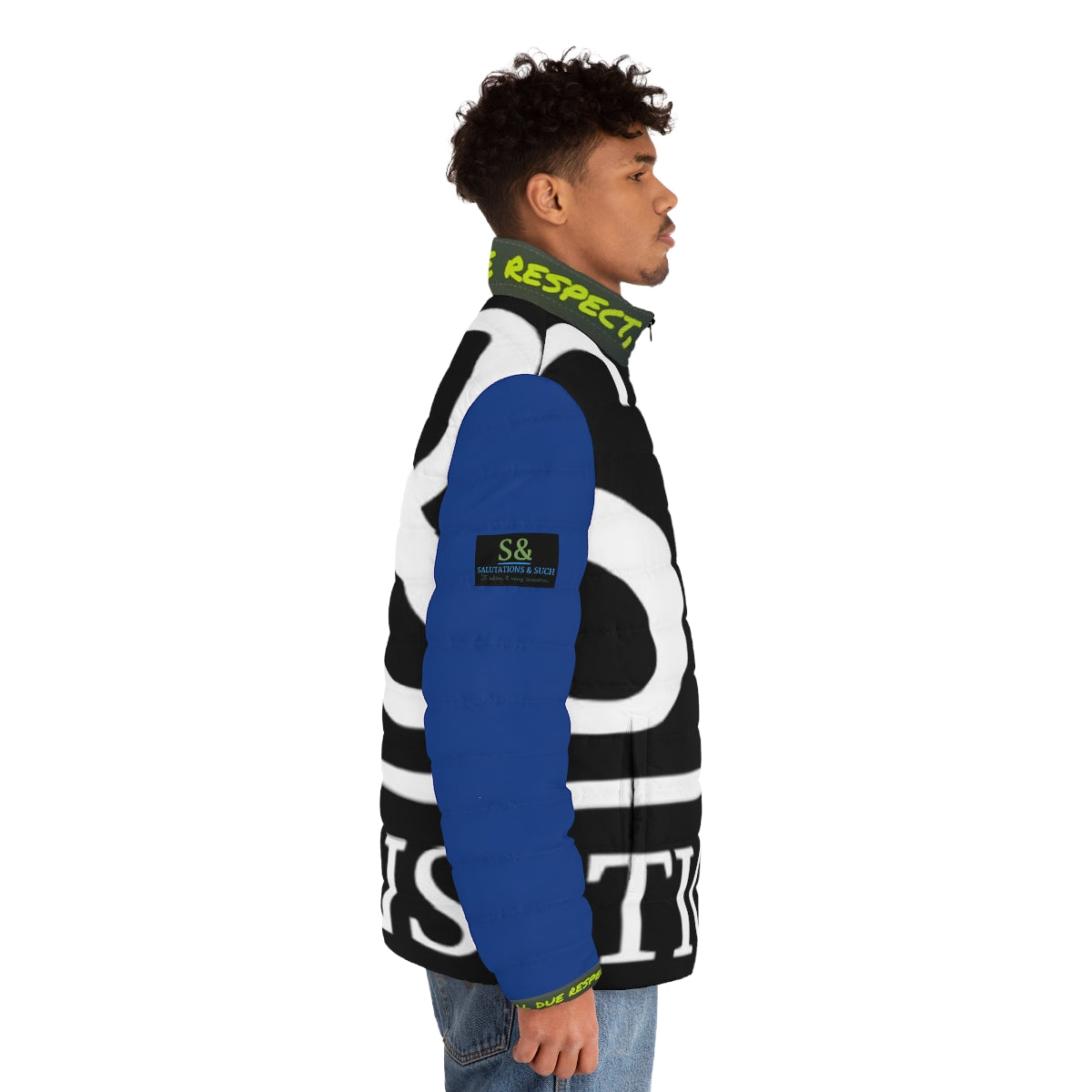Salutations & Such "Cookies n Creme at Midnight"Puffer Jacket WADR