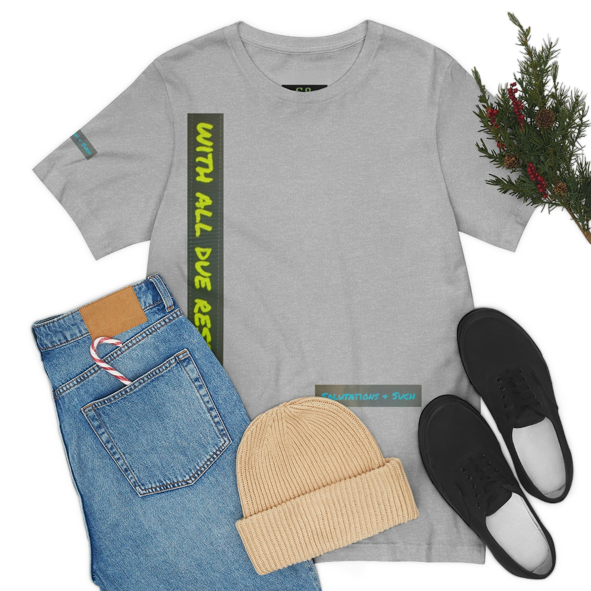Salutations & Such With All Due Respect Jersey Sleeves