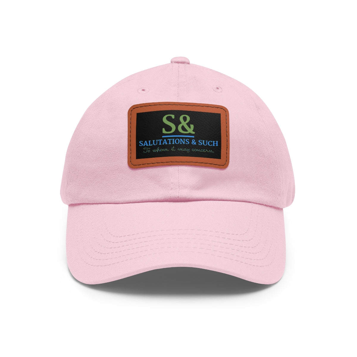 S&S Dad Hat with Leather Patch-Maurader Color way