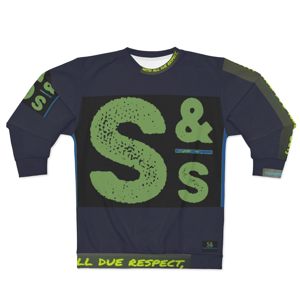 Salutations & Such Sweatshirt, Be Seen/Seahawk Blue (W.A.D.R.)