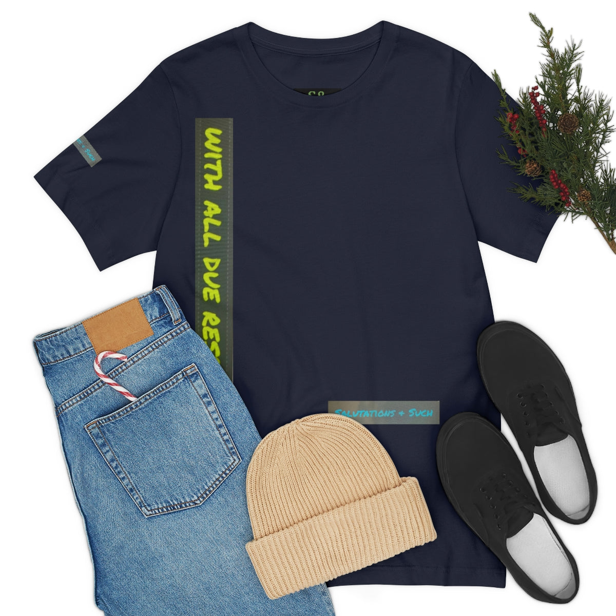 Salutations & Such With All Due Respect Jersey Sleeves