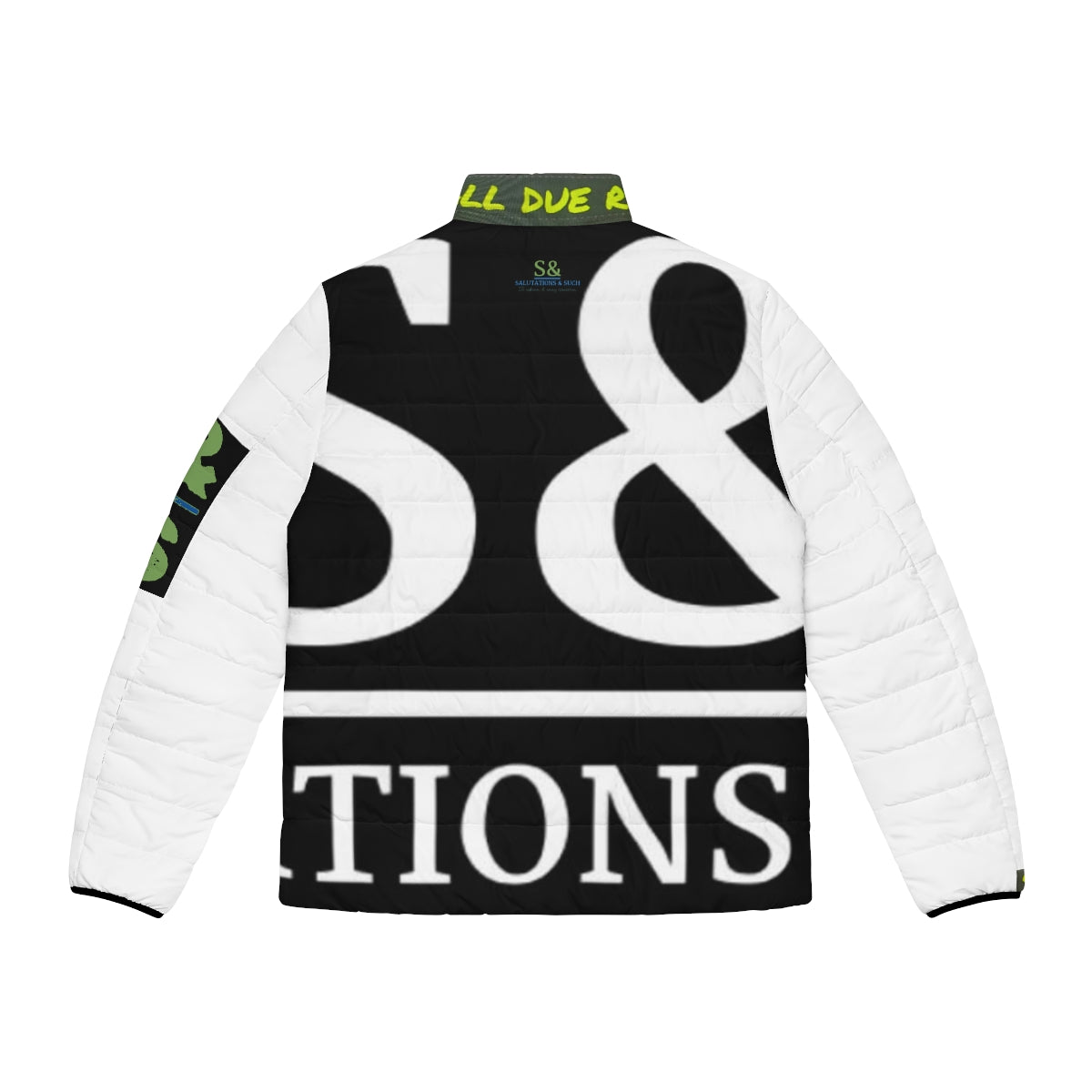 Salutations & Such "Cookies n Creme" Puffer Jacket WADR