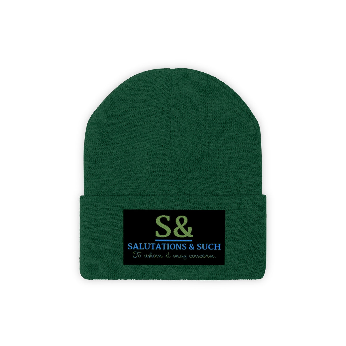 Salutations & Such Knit Beanie
