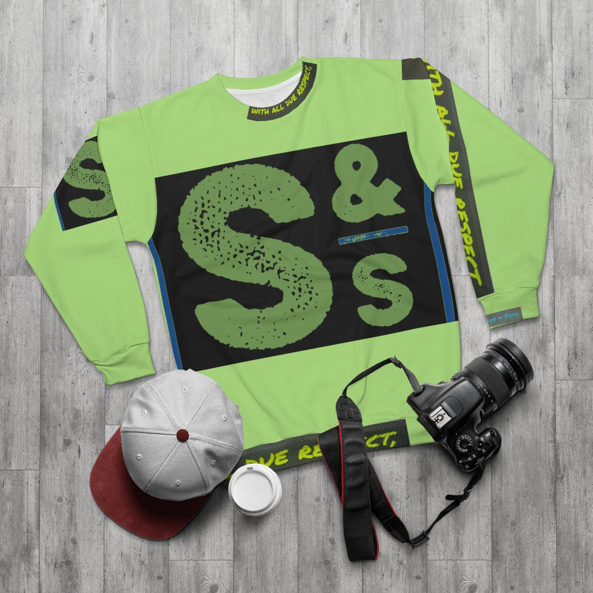 Salutations & Such Sweatshirt, Be Seen/LemonLime(W.A.D.R.)