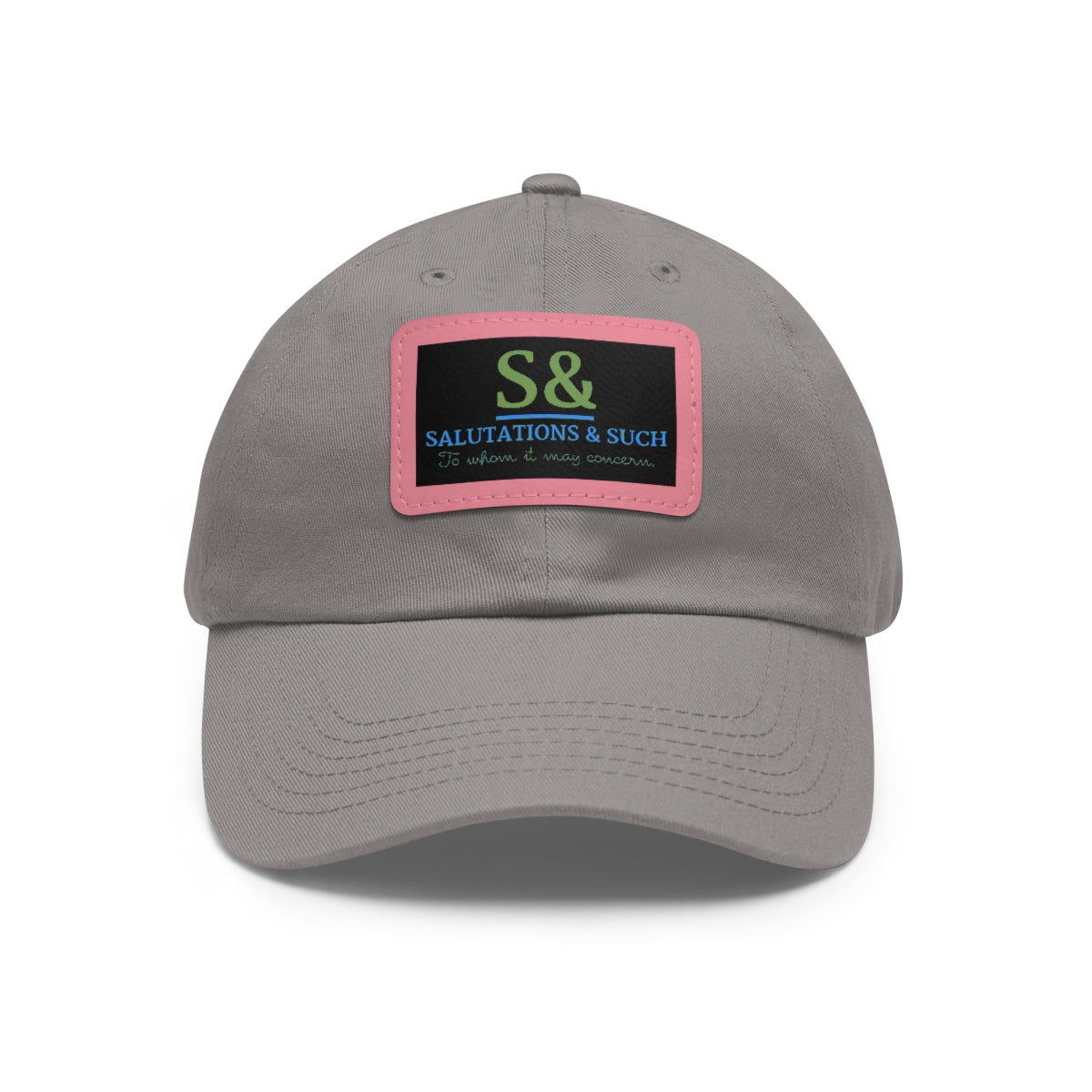 S&S Dad Hat with Leather Patch-Maurader Color way