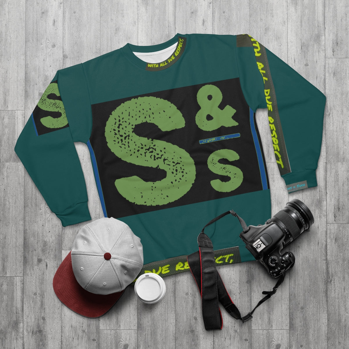 Salutations & Such Sweatshirt, Be Seen/Evergreen (W.A.D.R.)