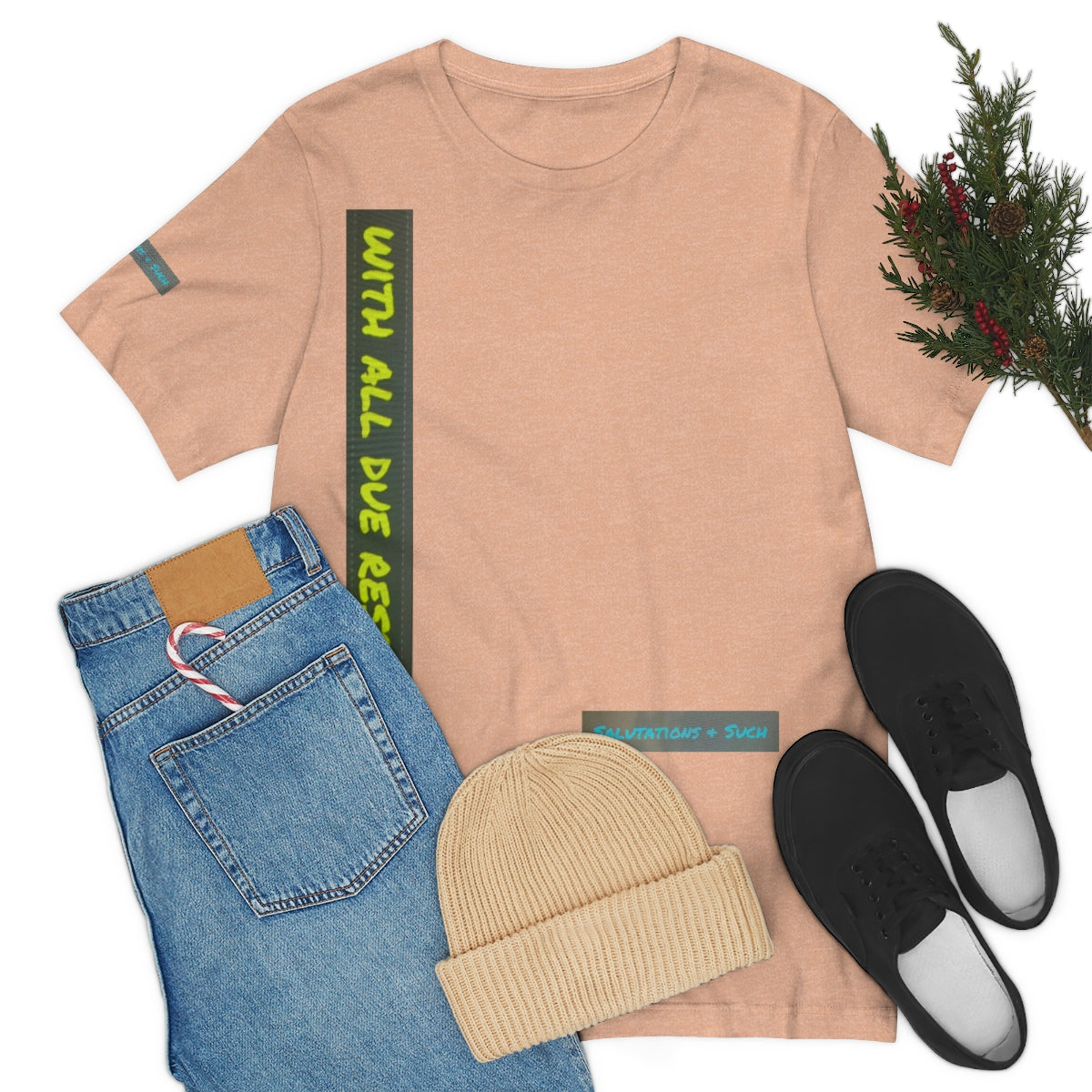 Salutations & Such With All Due Respect Jersey Sleeves