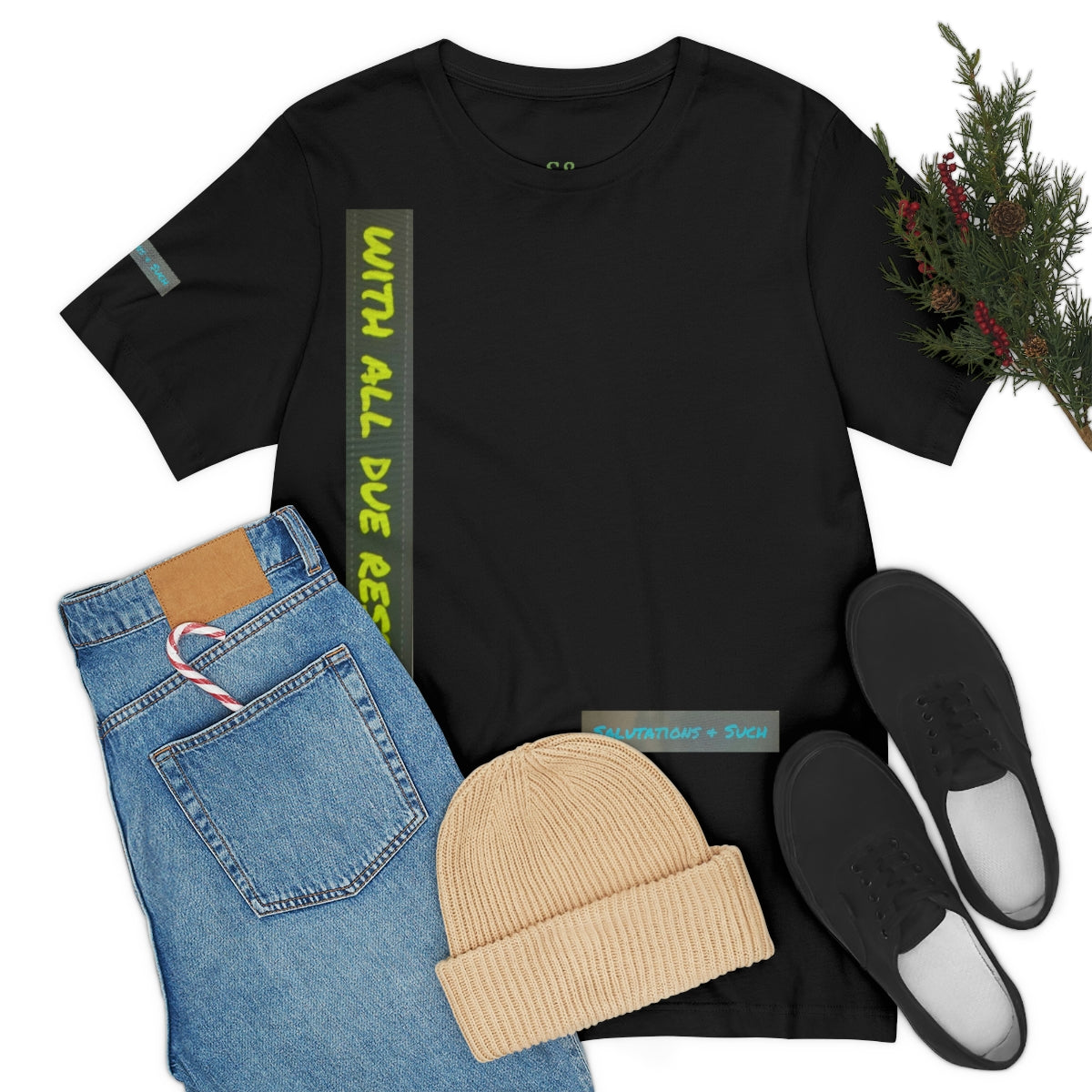 Salutations & Such With All Due Respect Jersey Sleeves