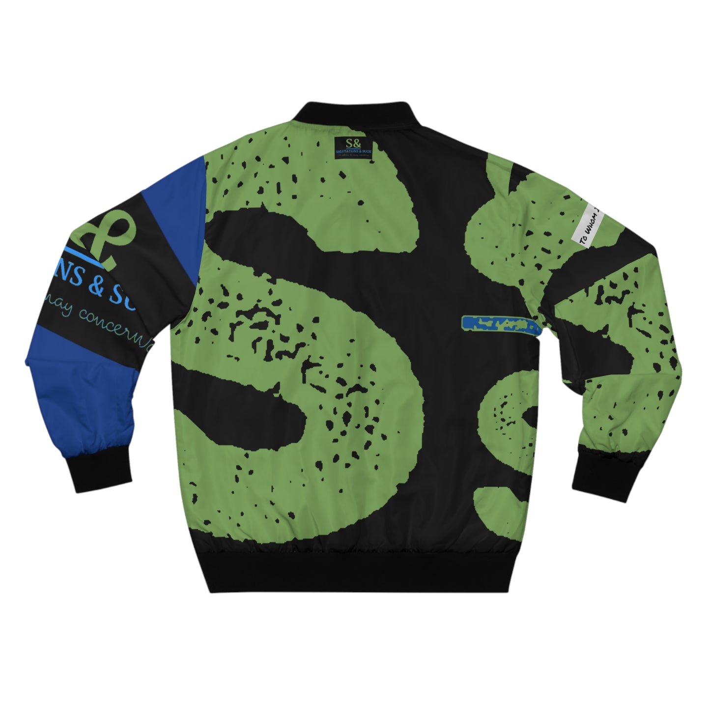 Salutations & Such Midnight Blue Maurader Bomber Jacket
