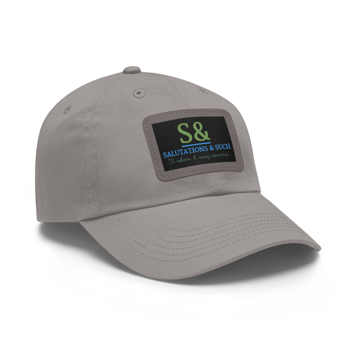 S&S Dad Hat with Leather Patch-Maurader Color way