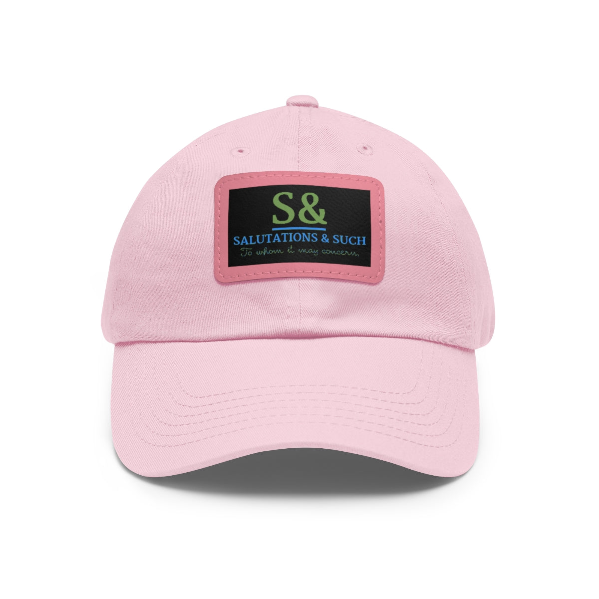 S&S Dad Hat with Leather Patch-Maurader Color way