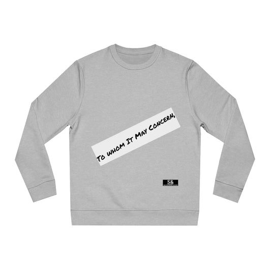 Signiature Salutations & Such Varsity Changer Sweatshirt