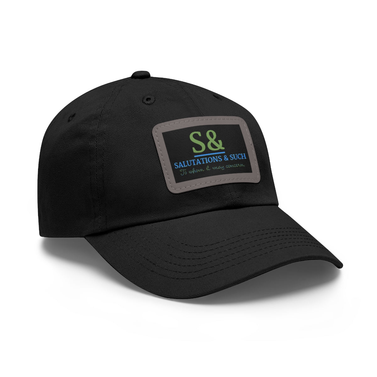 S&S Dad Hat with Leather Patch-Maurader Color way