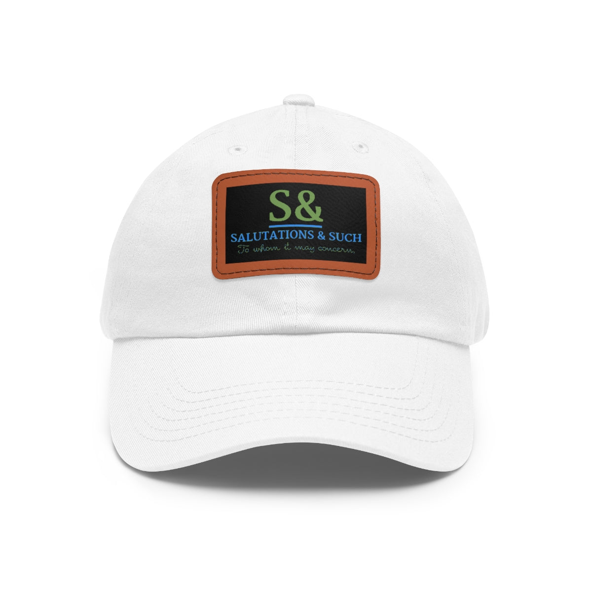 S&S Dad Hat with Leather Patch-Maurader Color way