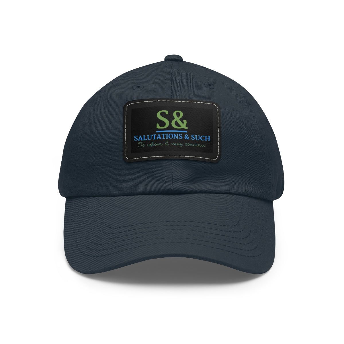 S&S Dad Hat with Leather Patch-Maurader Color way