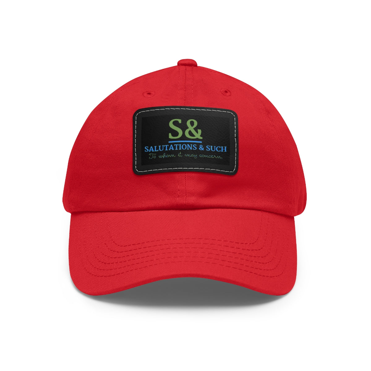 S&S Dad Hat with Leather Patch-Maurader Color way