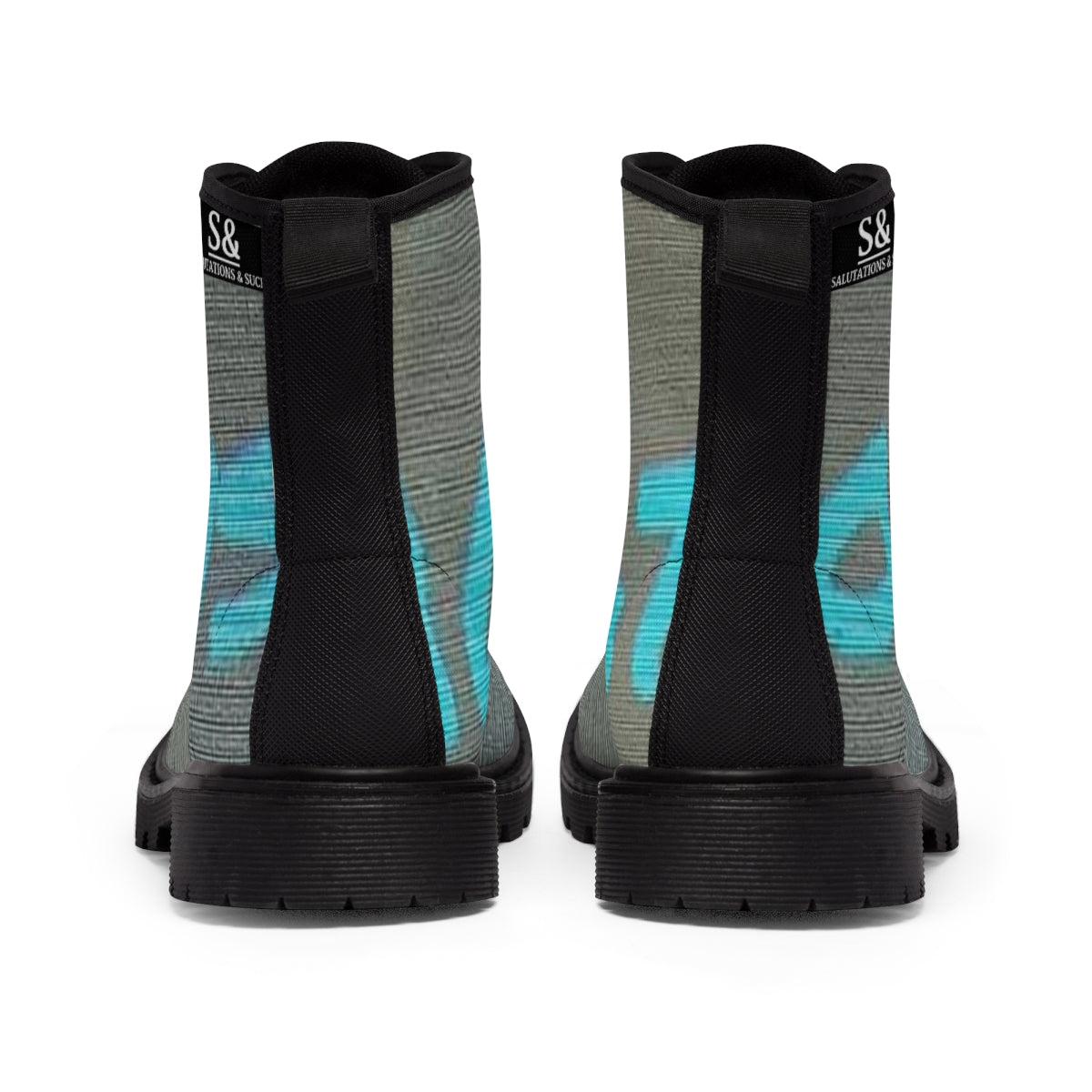 Salutations & Such Canvas Boot