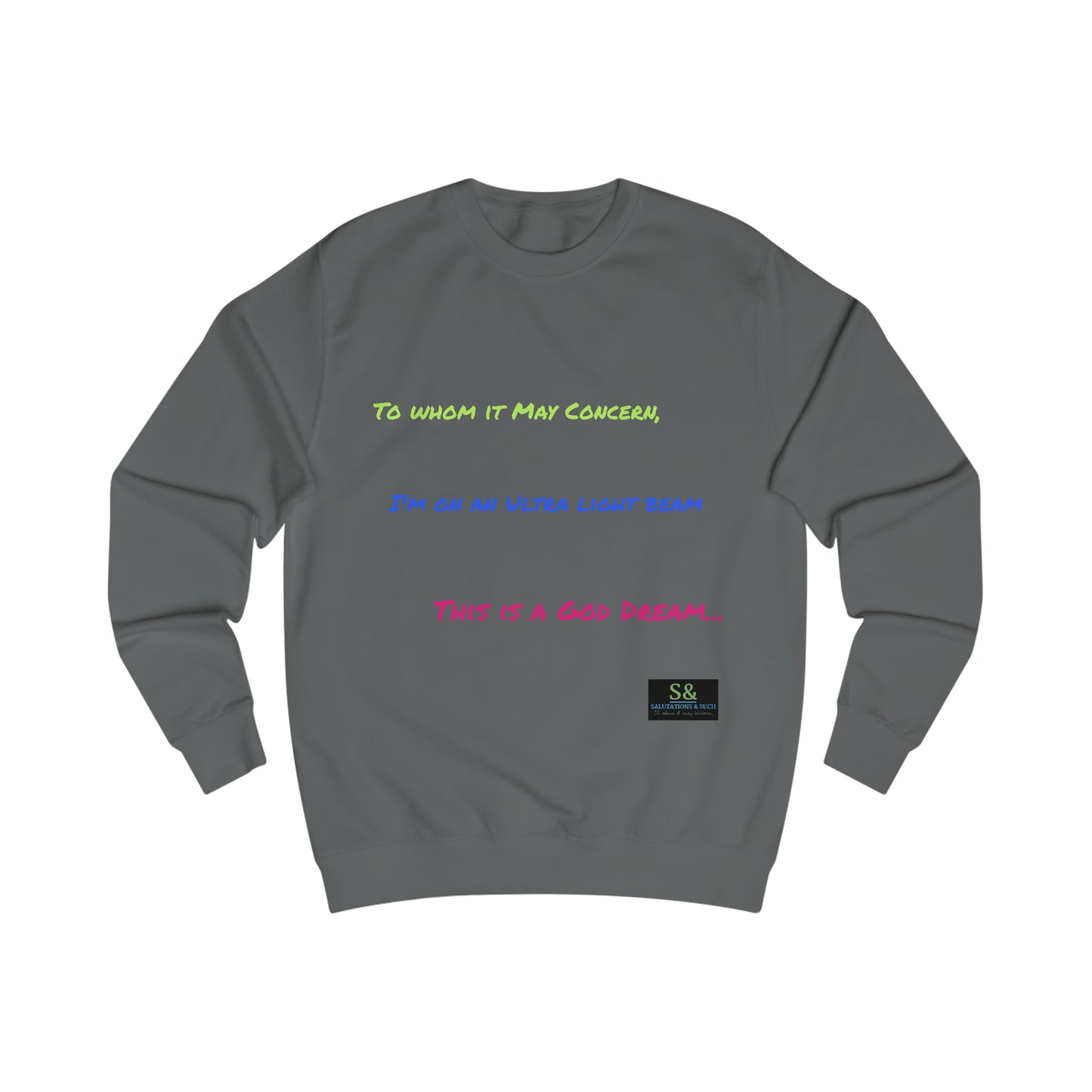 Salutations & Such Ultralight Beam Crewneck Sweatshirt