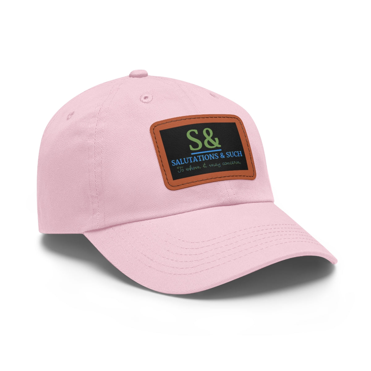 S&S Dad Hat with Leather Patch-Maurader Color way