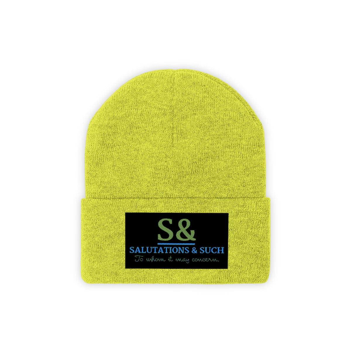 Salutations & Such Knit Beanie