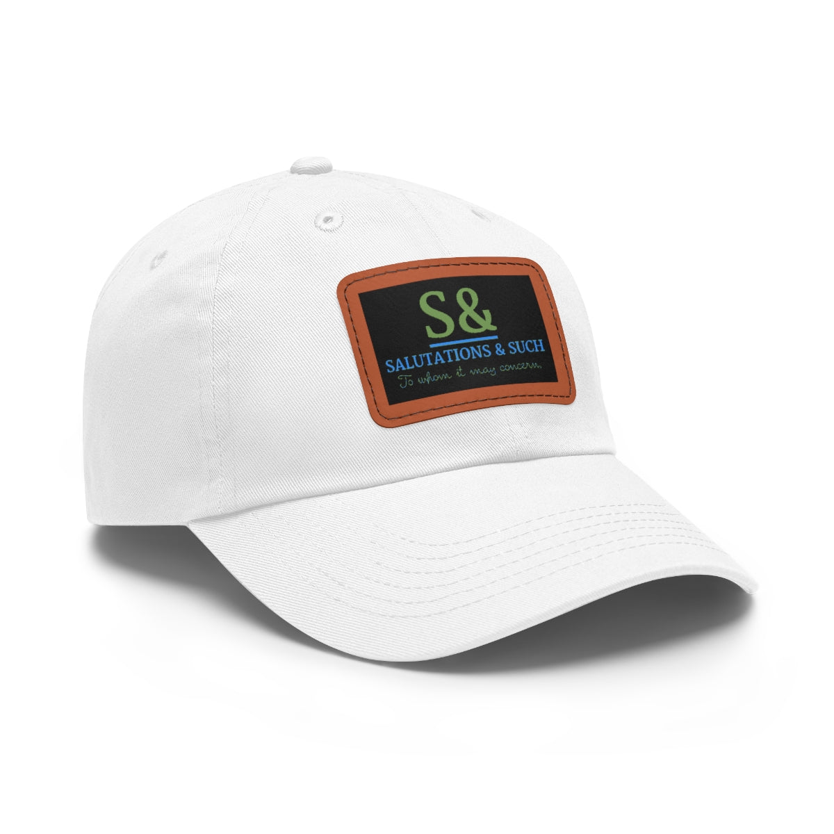 S&S Dad Hat with Leather Patch-Maurader Color way