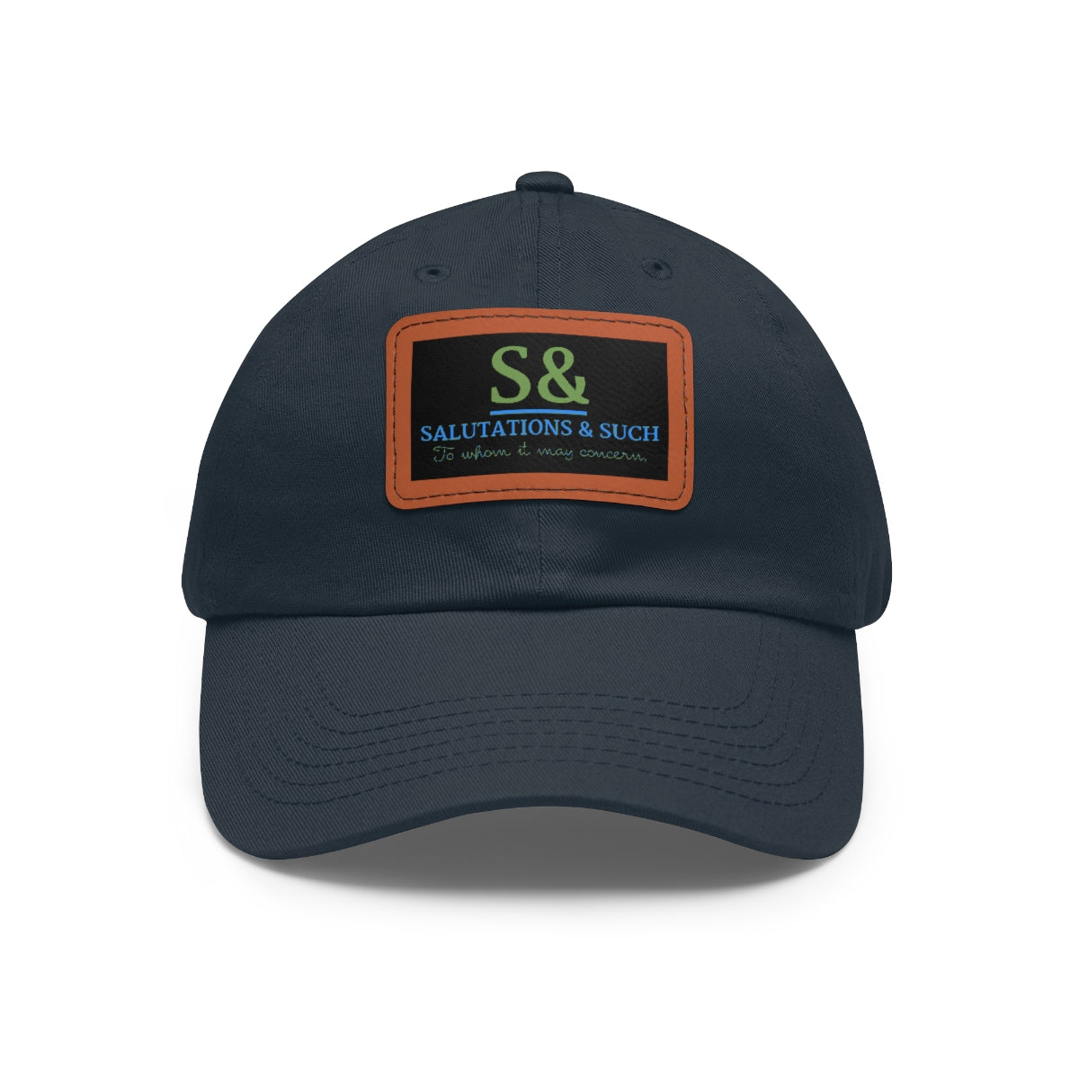 S&S Dad Hat with Leather Patch-Maurader Color way
