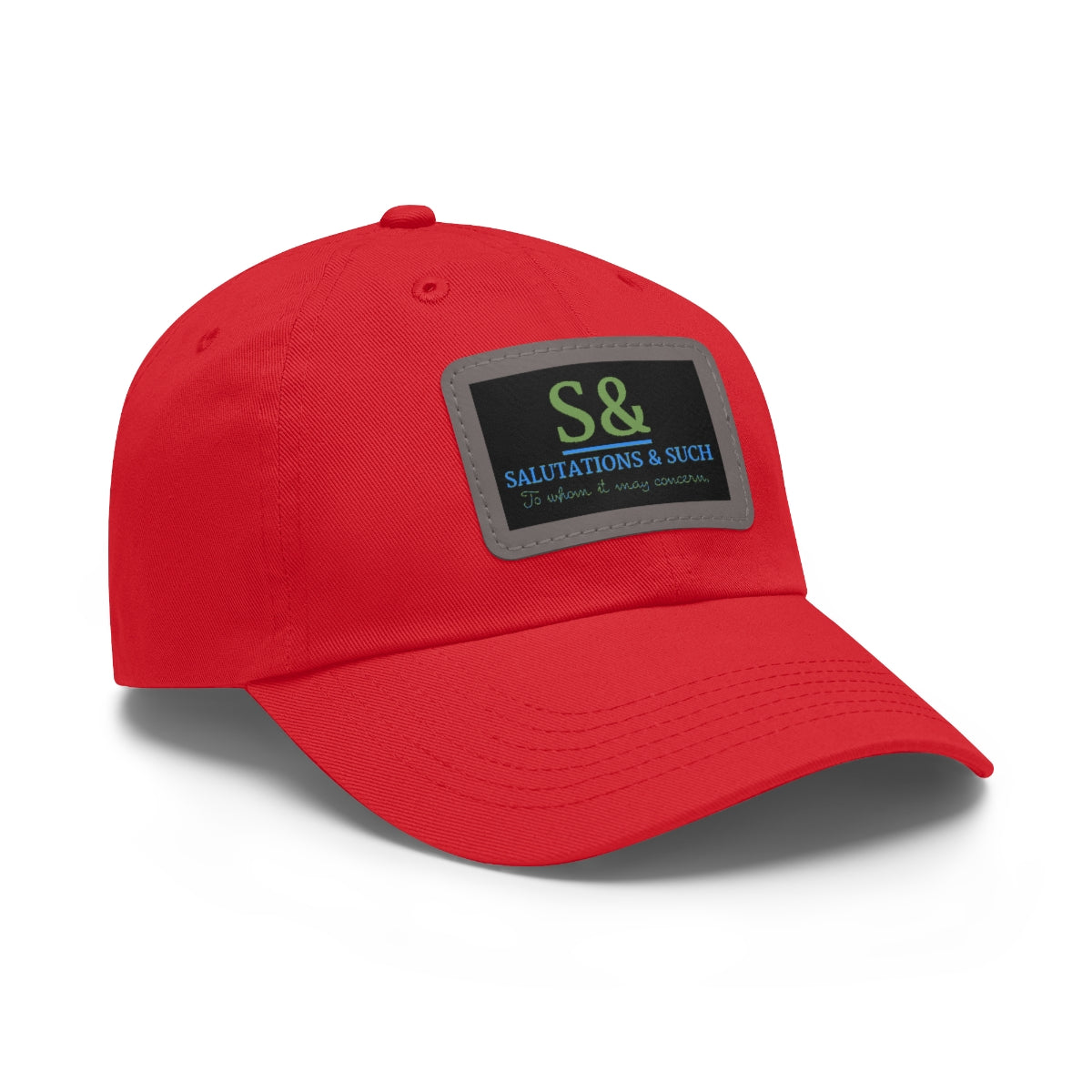 S&S Dad Hat with Leather Patch-Maurader Color way