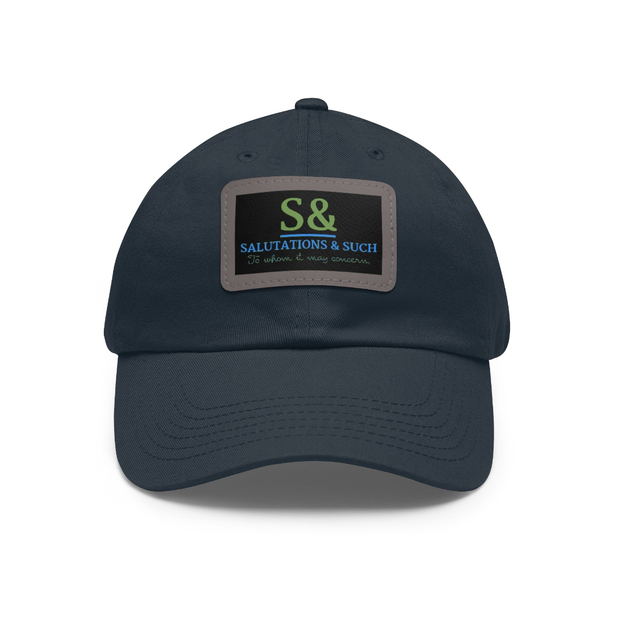 S&S Dad Hat with Leather Patch-Maurader Color way